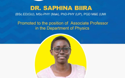 Busitema University Celebrates Promotion of Dr. Saphina Biira to Associate Professor